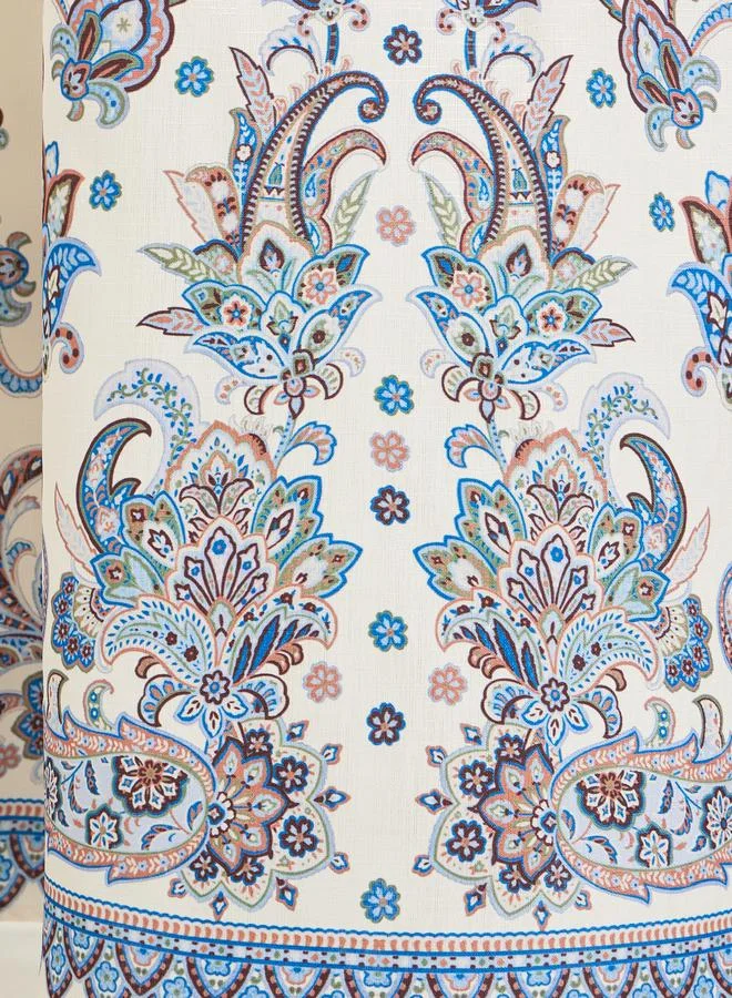 ستايلي تنورة طويلة بحافة واسعة ومطبوعة